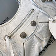 Women's Le Cagole XS Shoulder Bag In White - 5