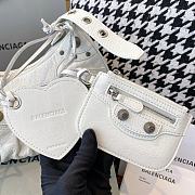 Women's Le Cagole XS Shoulder Bag In White - 4