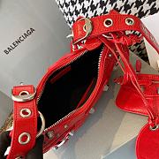 Women's Le Cagole XS Shoulder Bag In Red - 5
