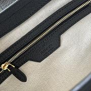 Gucci Jackie Small Shoulder Black Leather Size 28cm - 2