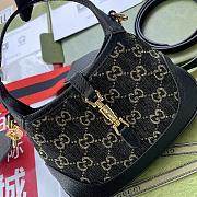 Gucci Jackie 1961 Mini Shoulder Black Leather Size 19cm - 5