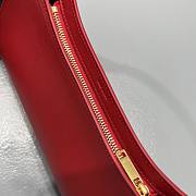 Celine Triomphe In Smooth Calfskin Red 24cm - 4