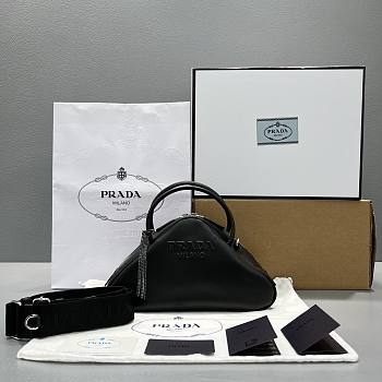 Prada Triangle Bag Black Size 26cm