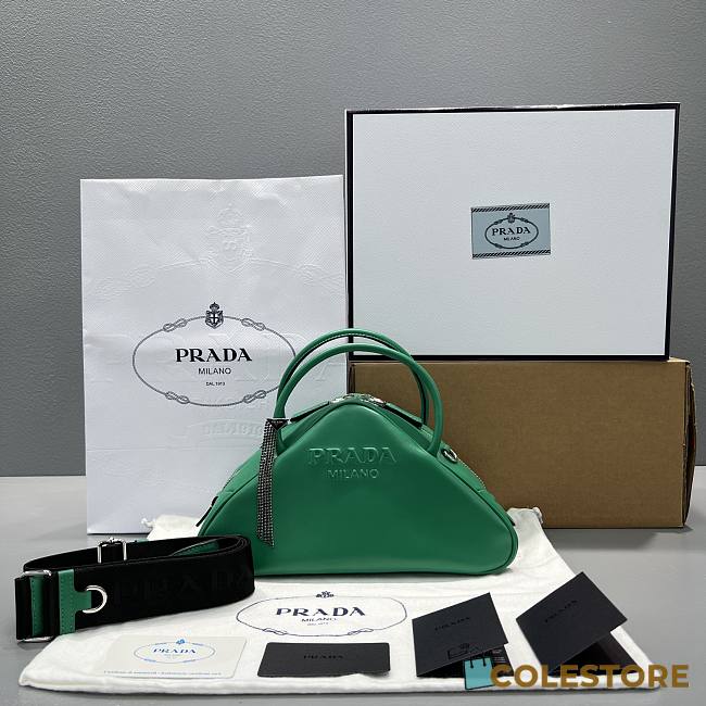 Prada Triangle Bag Green Size 26cm - 1