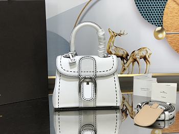 Delvaux Le Brillant White Handbag Size 20cm