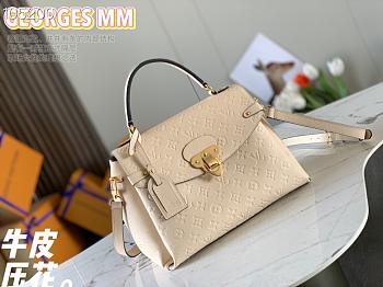 LV GEORGES MM Cream White Size 34cm