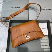 Colestore Balenciaga Hourglass Shoulder Bag In Brown Size 29cm - 1