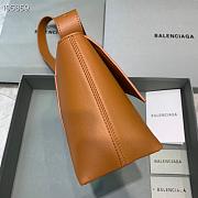 Colestore Balenciaga Hourglass Shoulder Bag In Brown Size 29cm - 5