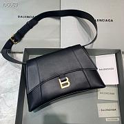Colestore Balenciaga Hourglass Shoulder Bag In Black Size 29cm - 1