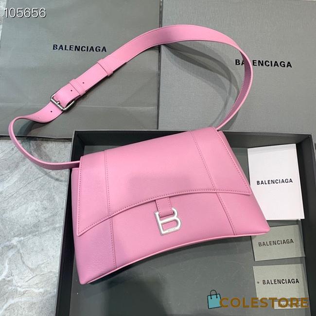 Colestore Balenciaga Hourglass Shoulder Bag In Pink Size 29cm - 1