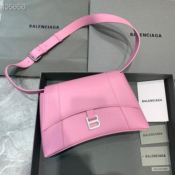Colestore Balenciaga Hourglass Shoulder Bag In Pink Size 29cm