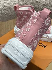 LV Squad Sneaker Boot Pink - 3