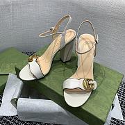Gucci White heel Sandals - 4