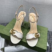 Gucci White heel Sandals - 5