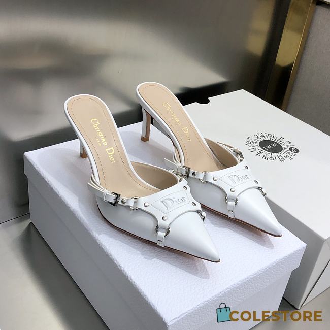 Dior White Heels - 1