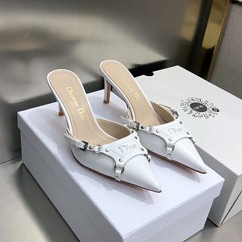 Dior White Heels
