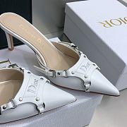 Dior White Heels - 4