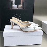 Dior White Heels - 6