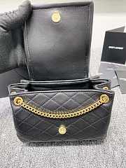 YSL Chain Bag Vintage Leather Black 18cm - 2