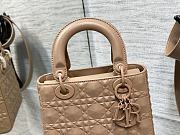 Dior Lady D-Joy Bag Nude 20cm - 3