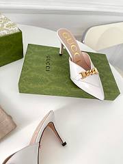 Gucci White High Heel - 5