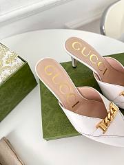 Gucci White High Heel - 4