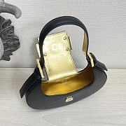Fendi Cookie Black Leather Mini Bag 22cm - 6