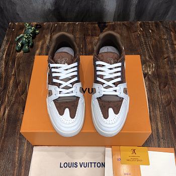 LV Trainer Sneaker Brown