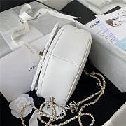 Chanel 22S Heart Bag In White AS2061 Size 20×17×6.5cm - 4