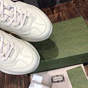 GG White Rhyton Sneakers - 2