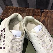 GG White Rhyton Sneakers - 3