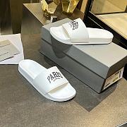 Balenciaga White Slippers - 6