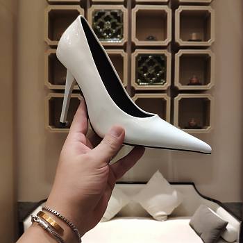 Balenciaga White Heels