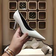 Balenciaga White Heels - 2