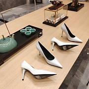 Balenciaga White Heels - 4