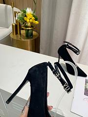 LV Black High Heels - 2
