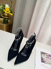 LV Black High Heels - 4