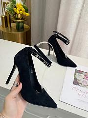 LV Black High Heels - 5