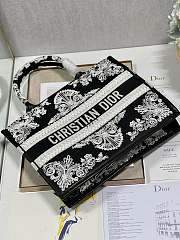 Dior Christian Black Book Tote 36cm - 3