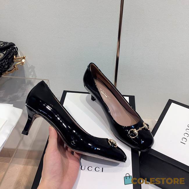 GG Black Heels Pump - 1