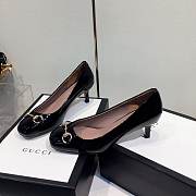GG Black Heels Pump - 6
