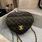 Chanel 22S Heart Bag In Black AS2061  - 6
