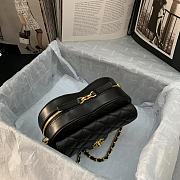 Chanel 22S Heart Bag In Black AS2061  - 2