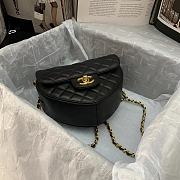 Chanel 22S Heart Bag In Black AS2061  - 4
