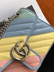 GG Caflskin Matelasse Diagonal Marmont Bag 26cm - 4