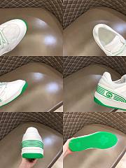 GG Green and White Sneakers - 6
