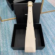 YSL White Hobo Bag 23cm - 4