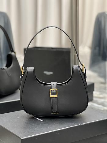 YSL Hobo Bag In Shiny Leather 24.5cm