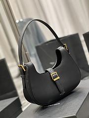 YSL Hobo Bag In Shiny Leather 24.5cm - 6