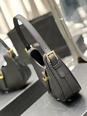 YSL Hobo Bag In Shiny Leather 24.5cm - 3